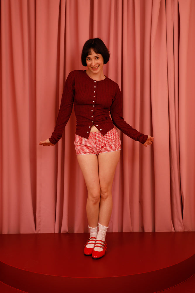 ANITA RED GINGHAM
